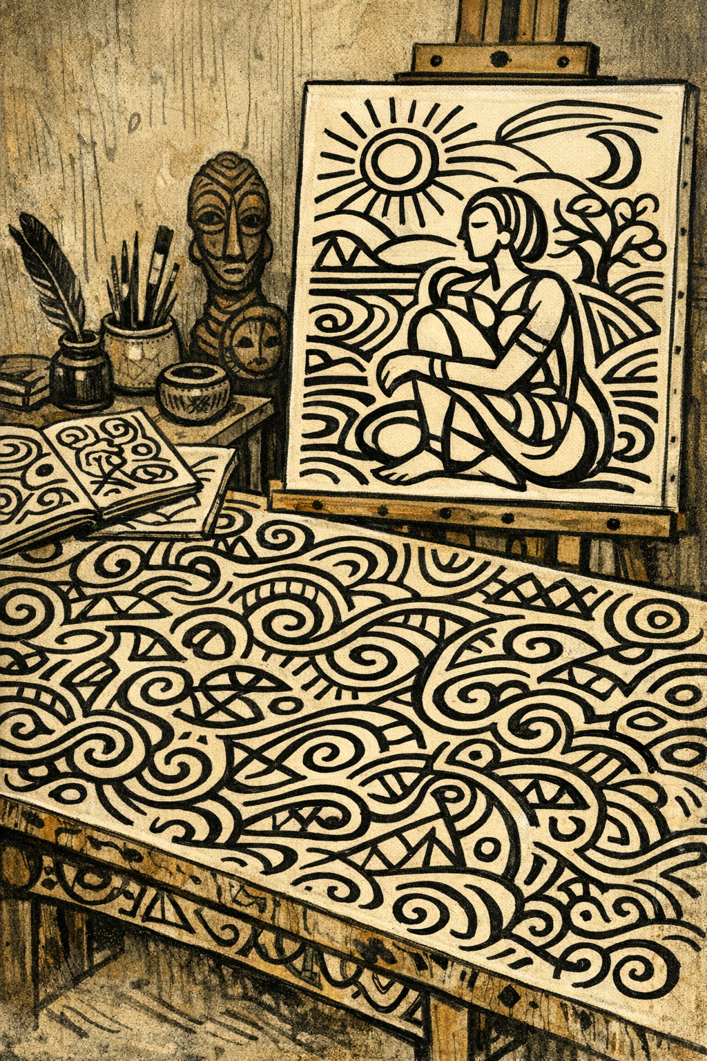A Year with 52 Black Artists & Creators Guided Journal