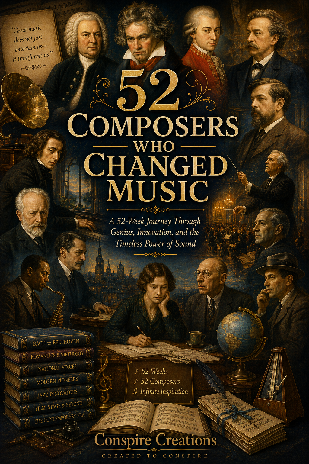 52 Composers Who Changed Music — A 52-Week Guided Music Journal