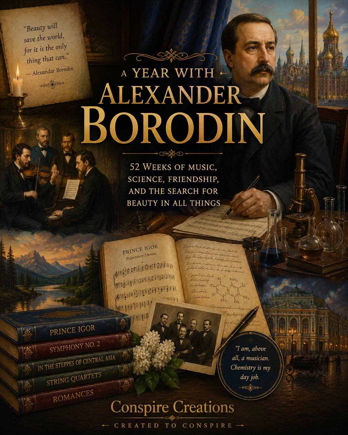A Year with Alexander Borodin — A 52-Week Guided Music Journal