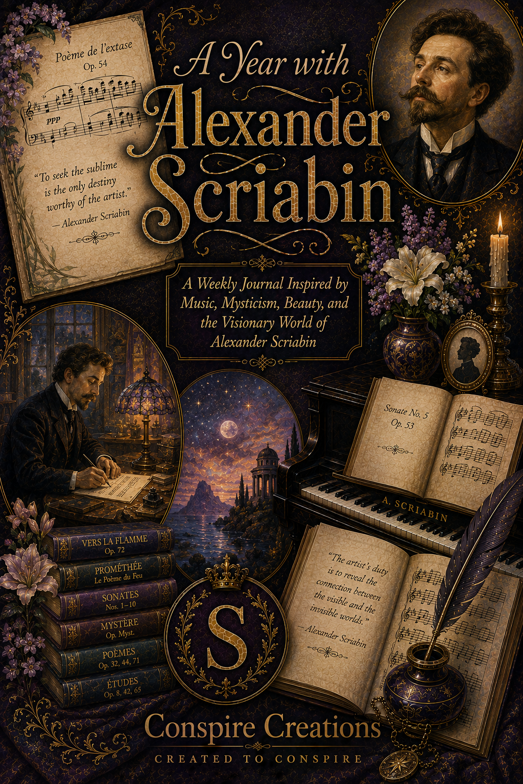 A Year with Alexander Scriabin — A 52-Week Guided Music Journal