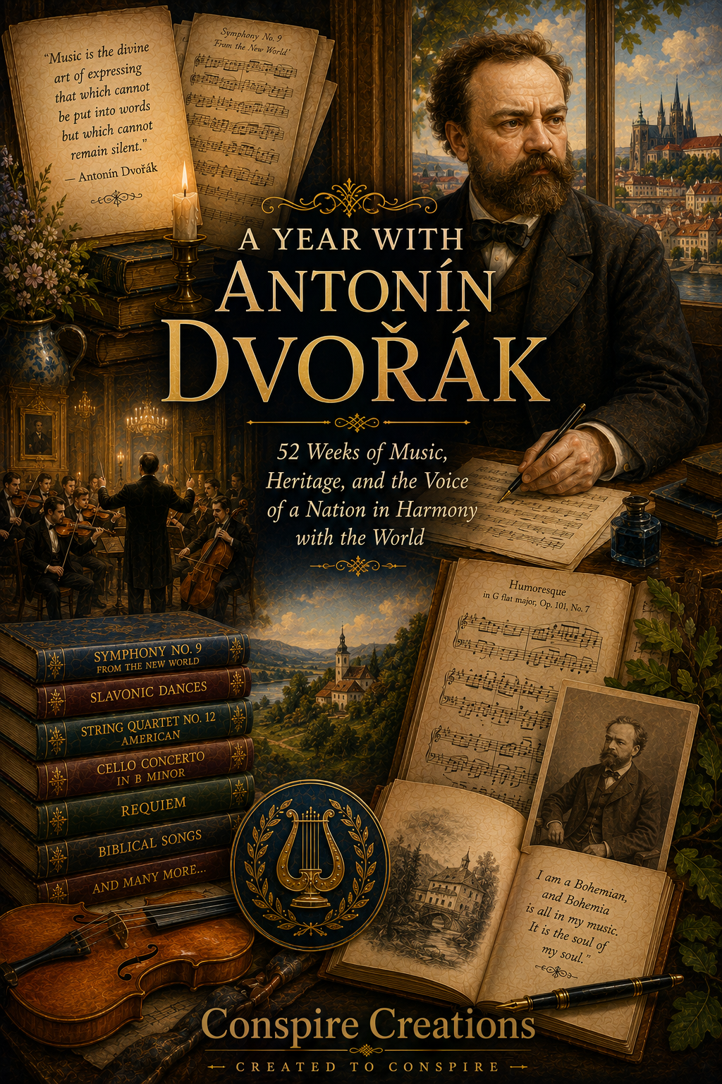 A Year with Antonín Dvořák — A 52-Week Guided Music Journal