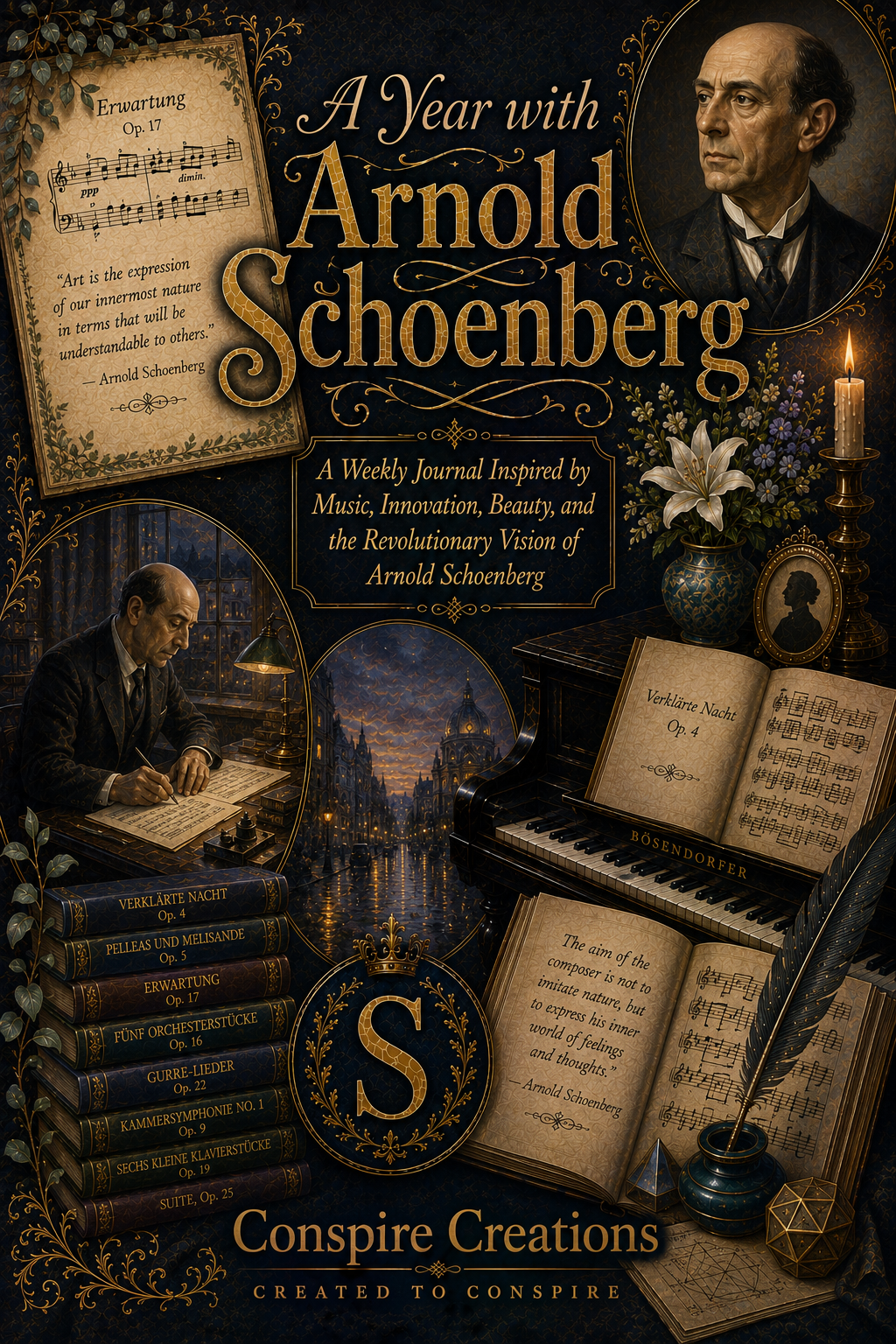 A Year with Arnold Schoenberg — A 52-Week Guided Music Journal