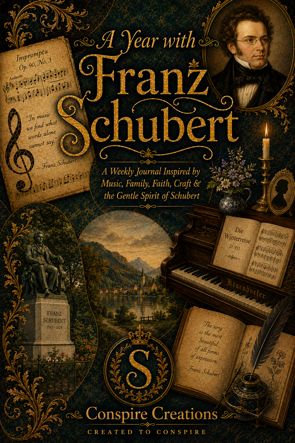 A Year with Franz Schubert — A 52-Week Guided Music Journal