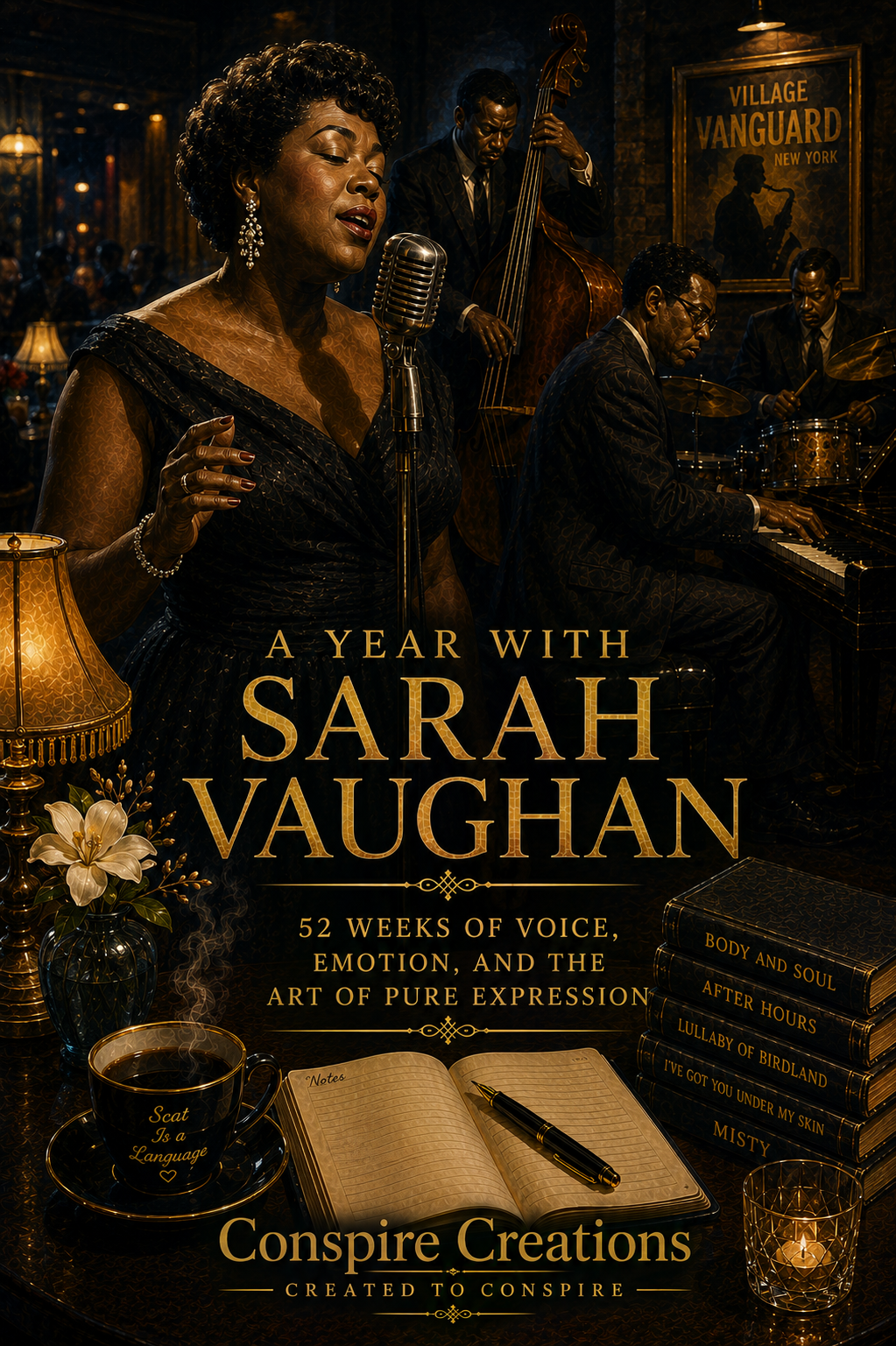 A Year with Sarah Vaughan — A 52-Week Guided Music Journal
