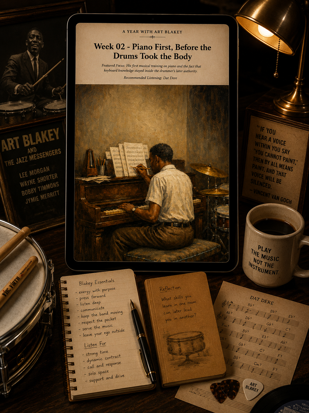 A Year with Art Blakey — A 52-Week Guided Music Journal