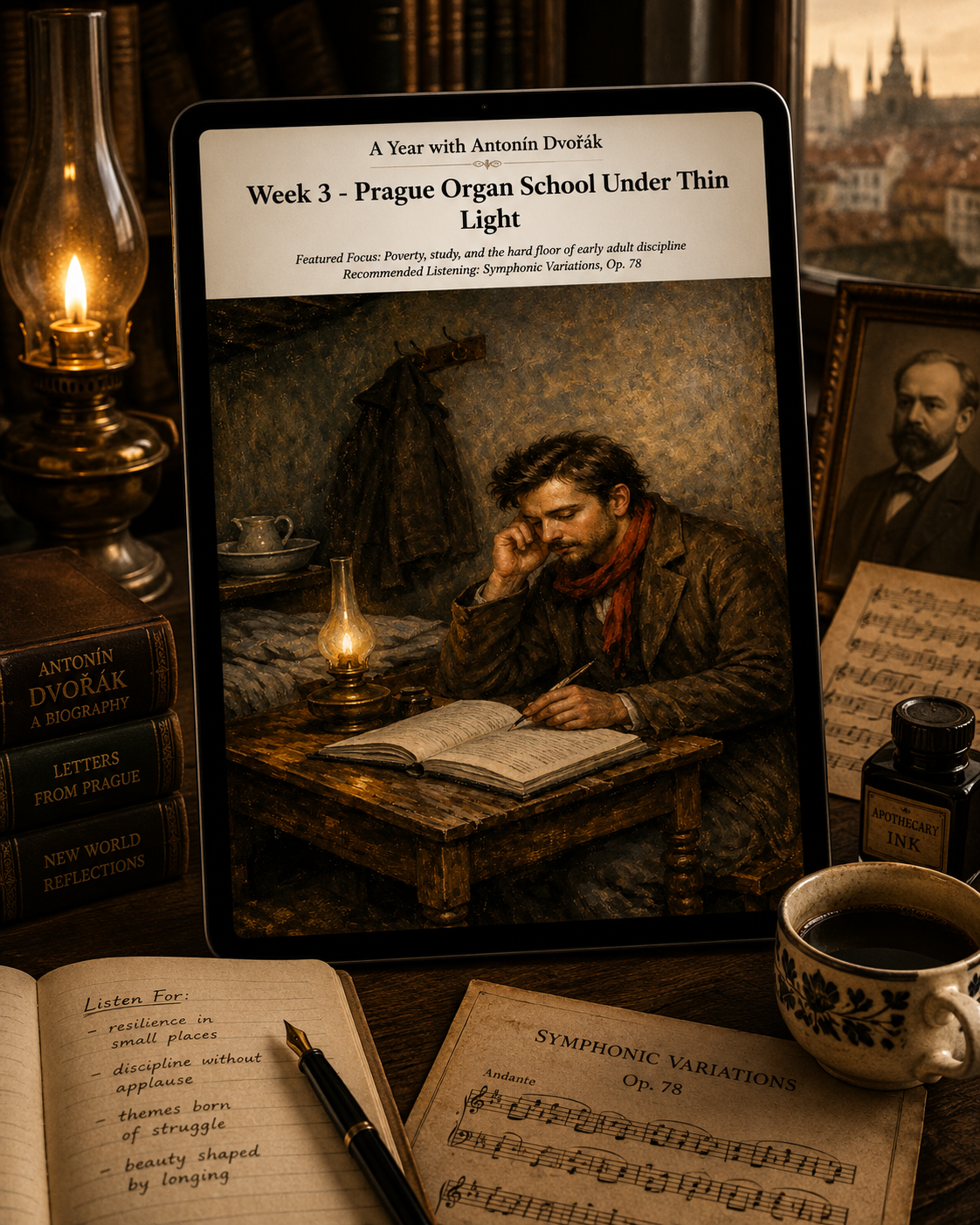 A Year with Antonín Dvořák — A 52-Week Guided Music Journal