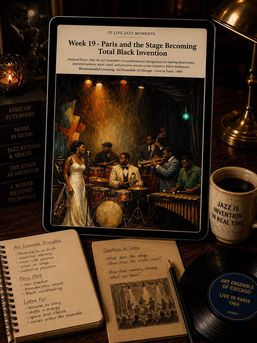 52 Live Jazz Moments — A 52-Week Guided Music Journal