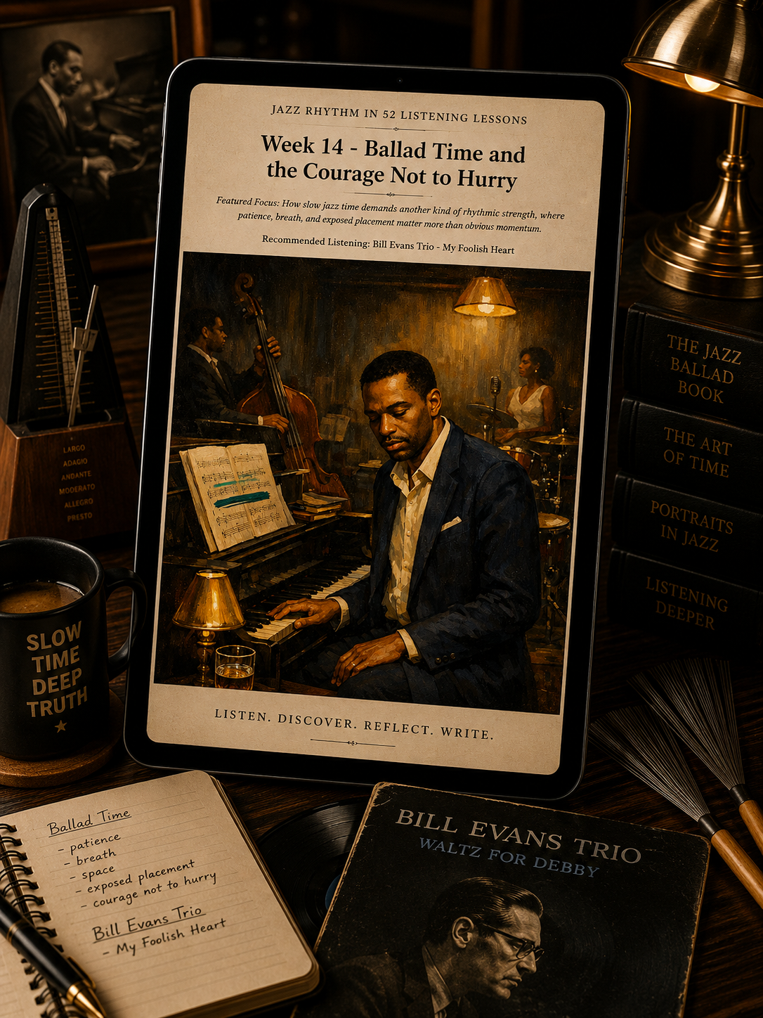 Jazz Rhythm in 52 Listening Lessons — A 52-Week Guided Music Journal