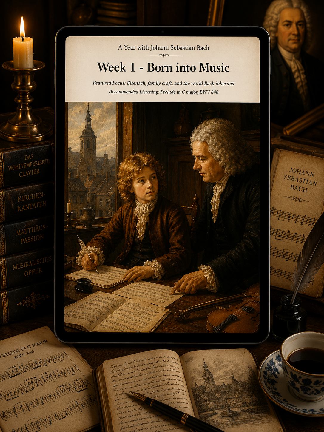 52 Weeks with Johann Sebastian Bach — A Guided Music Journal