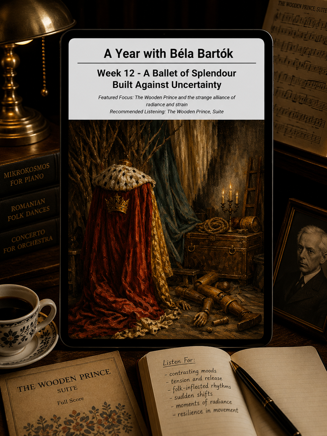 A Year with Béla Bartók — A 52-Week Guided Music Journal