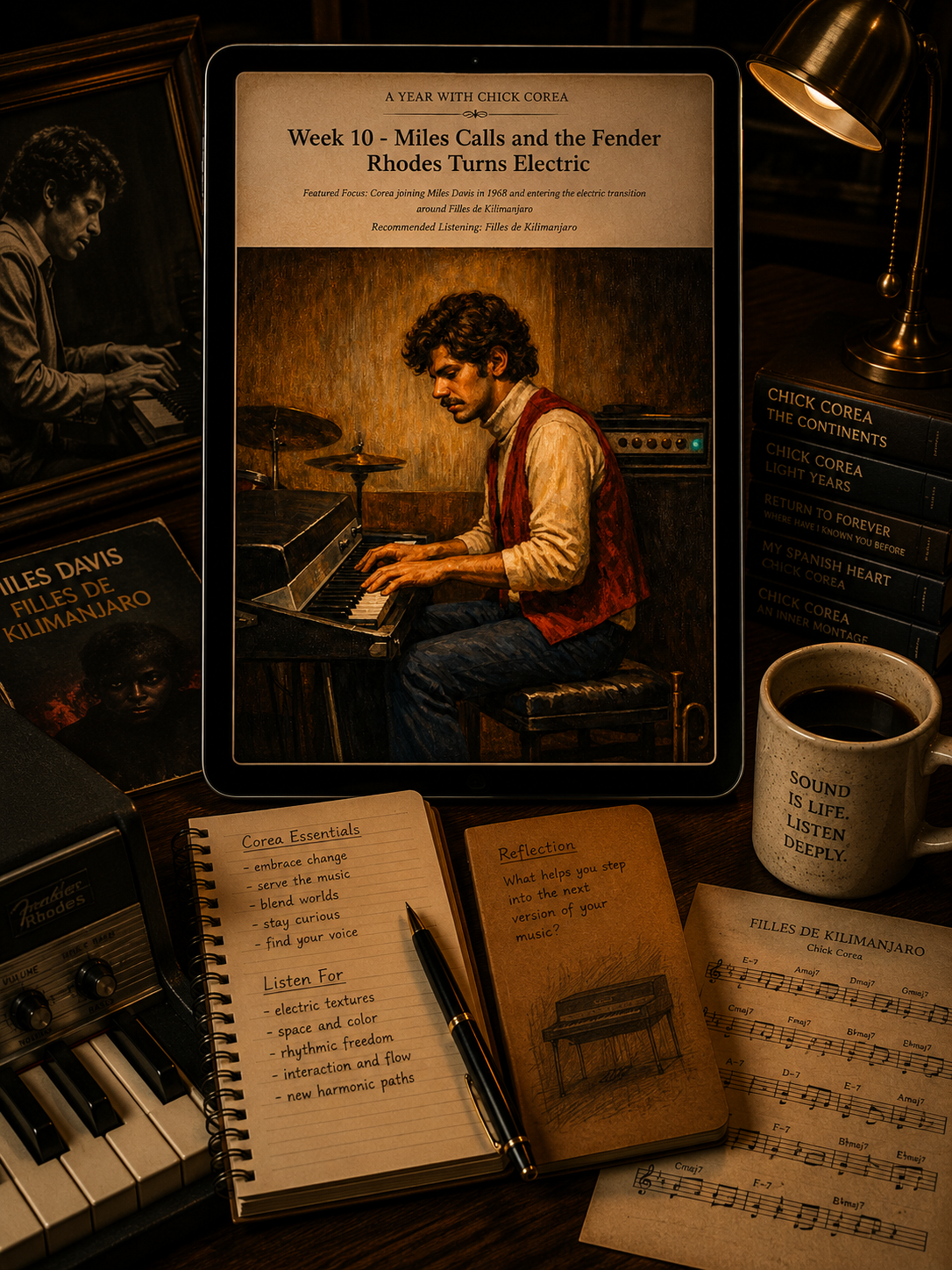 A Year with Chick Corea — A 52-Week Guided Music Journal