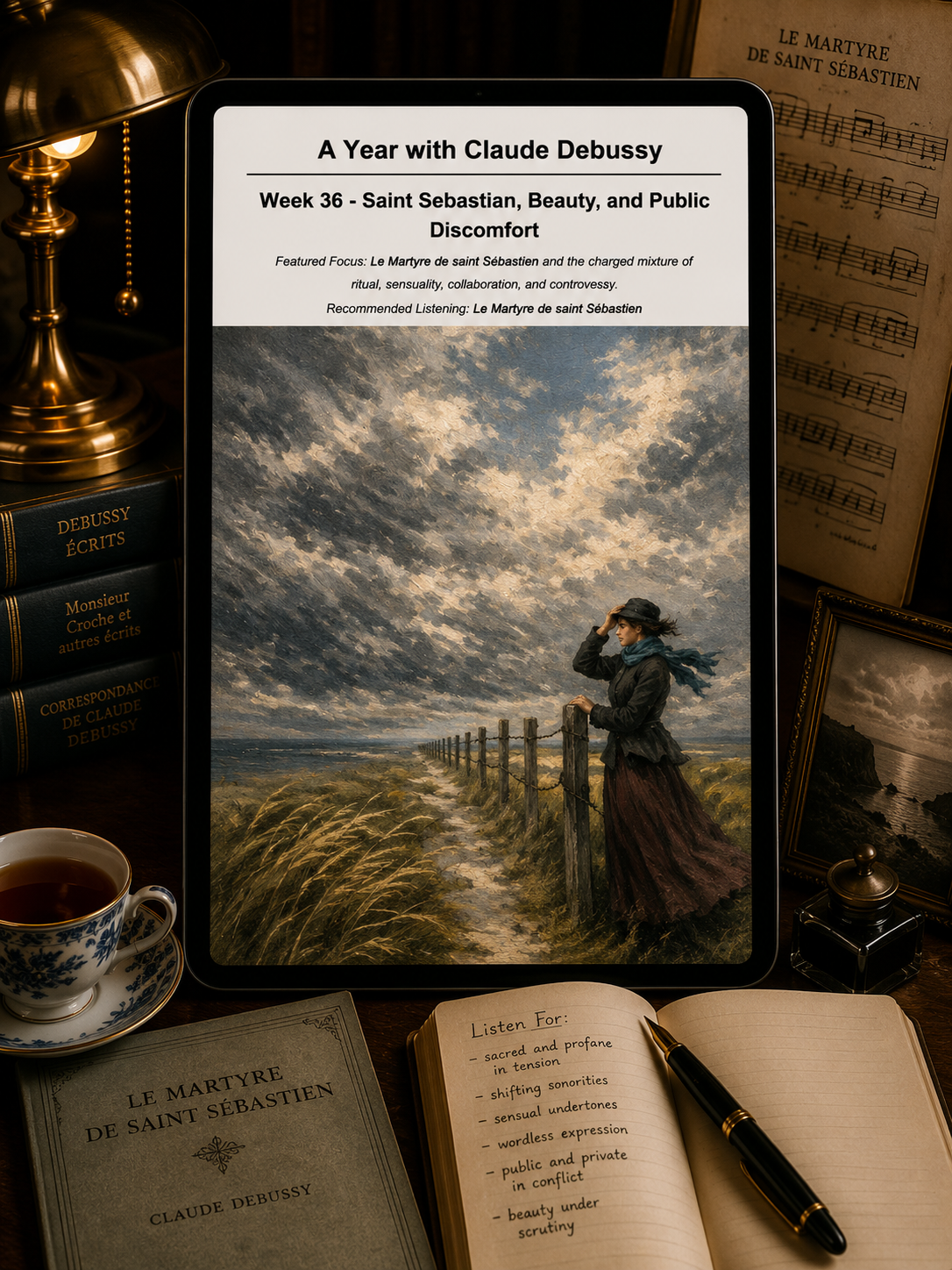 A Year with Claude Debussy — A 52-Week Guided Music Journal
