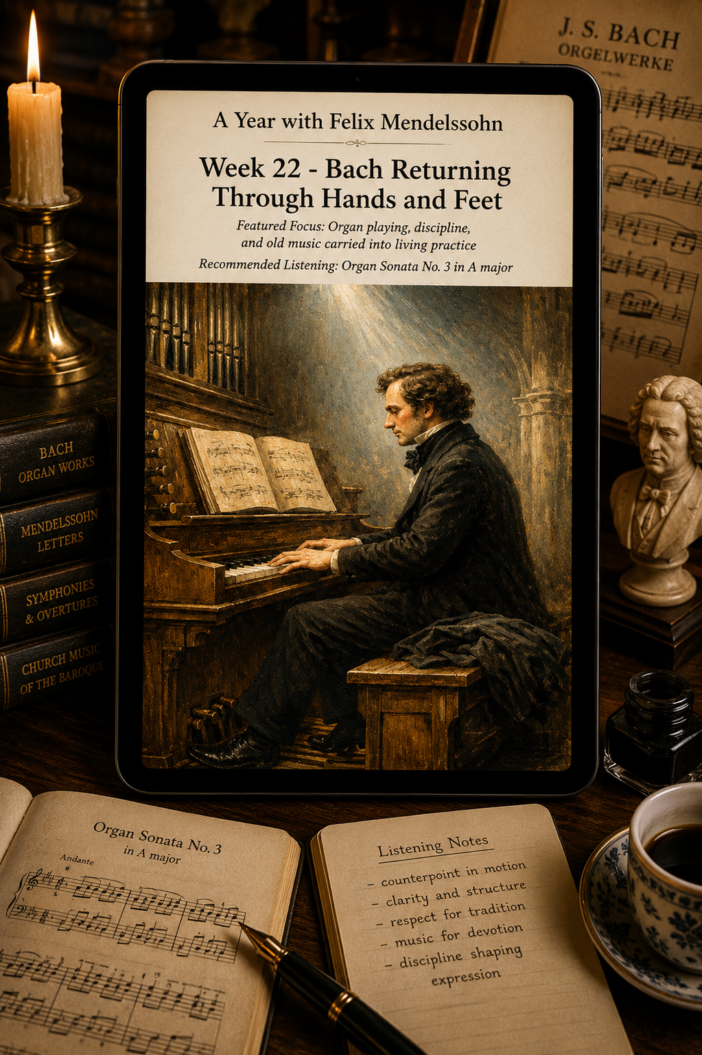 A Year with Felix Mendelssohn — A 52-Week Guided Music Journal