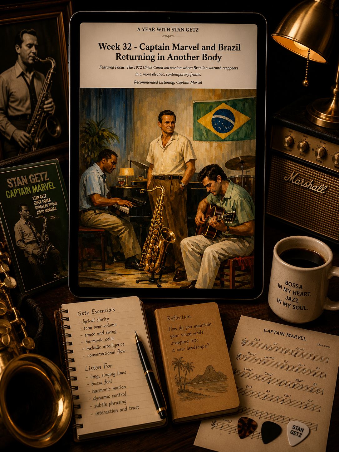 A Year with Stan Getz — A 52-Week Guided Music Journal