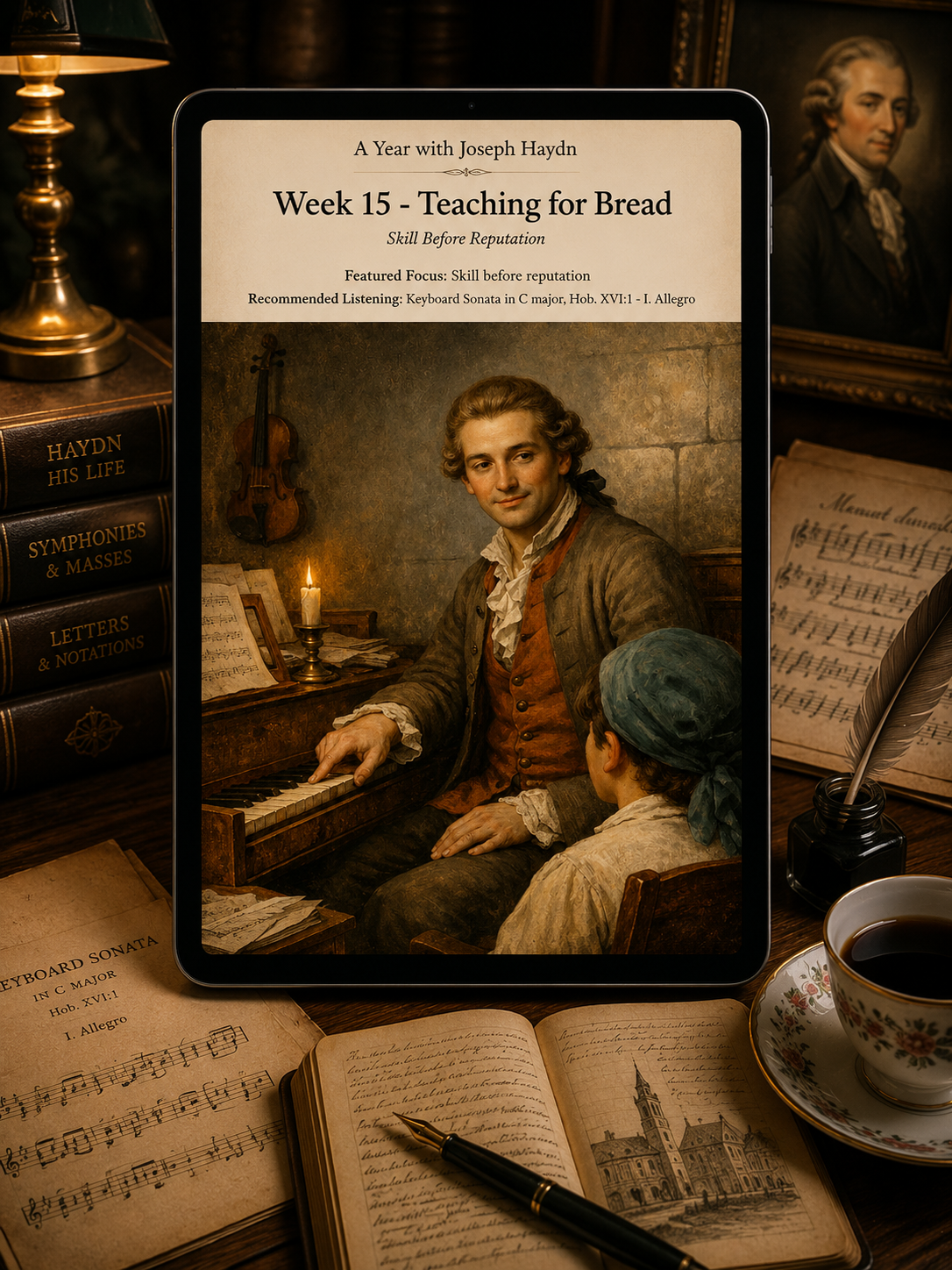 A Year with Joseph Haydn — A 52-Week Guided Music Journal