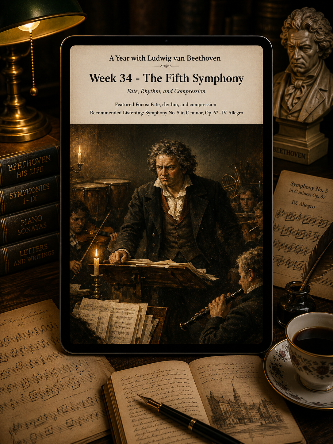 A Year with Ludwig van Beethoven — A 52-Week Guided Music Journal