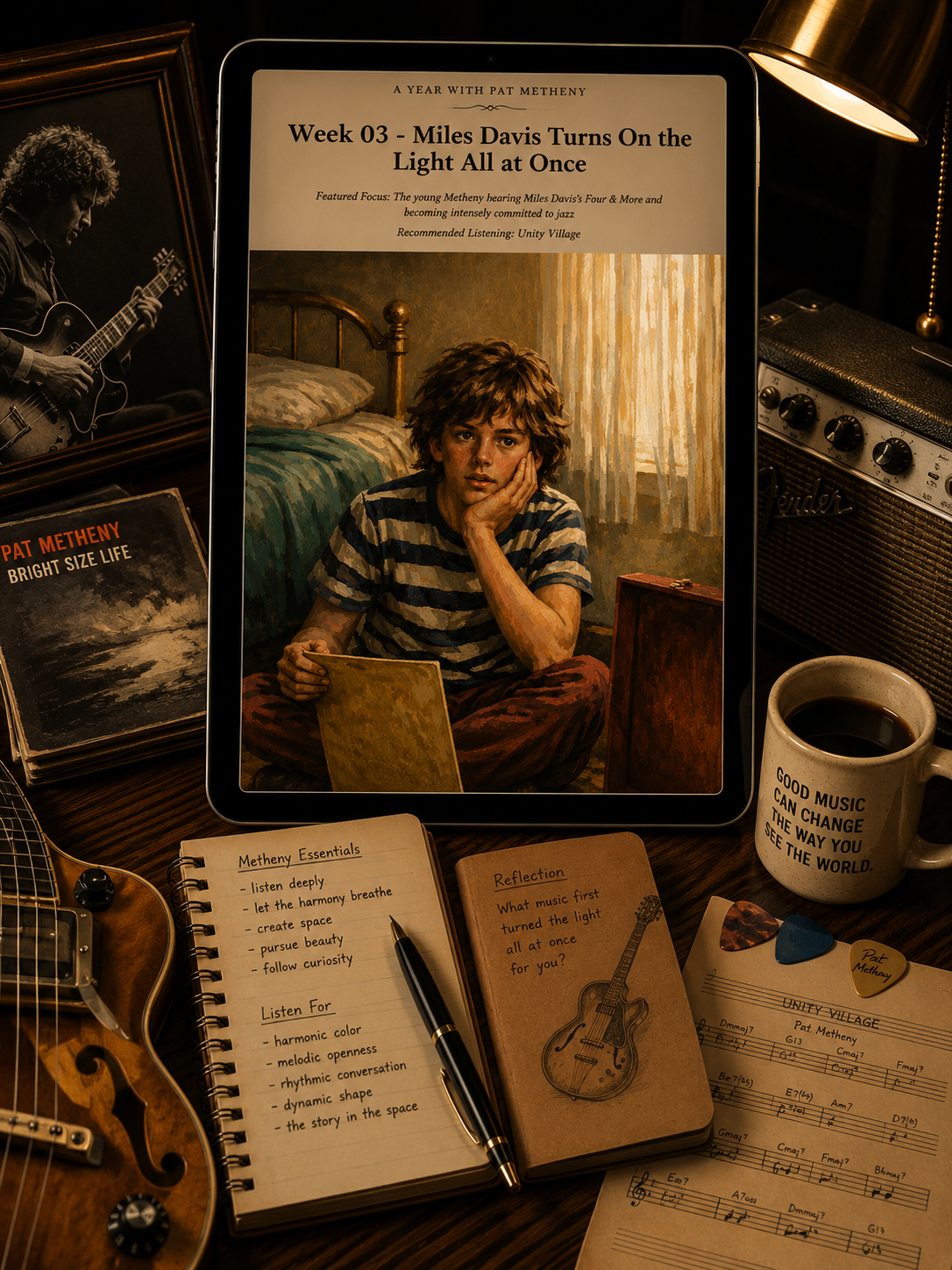 A Year with Pat Metheny — A 52-Week Guided Music Journal