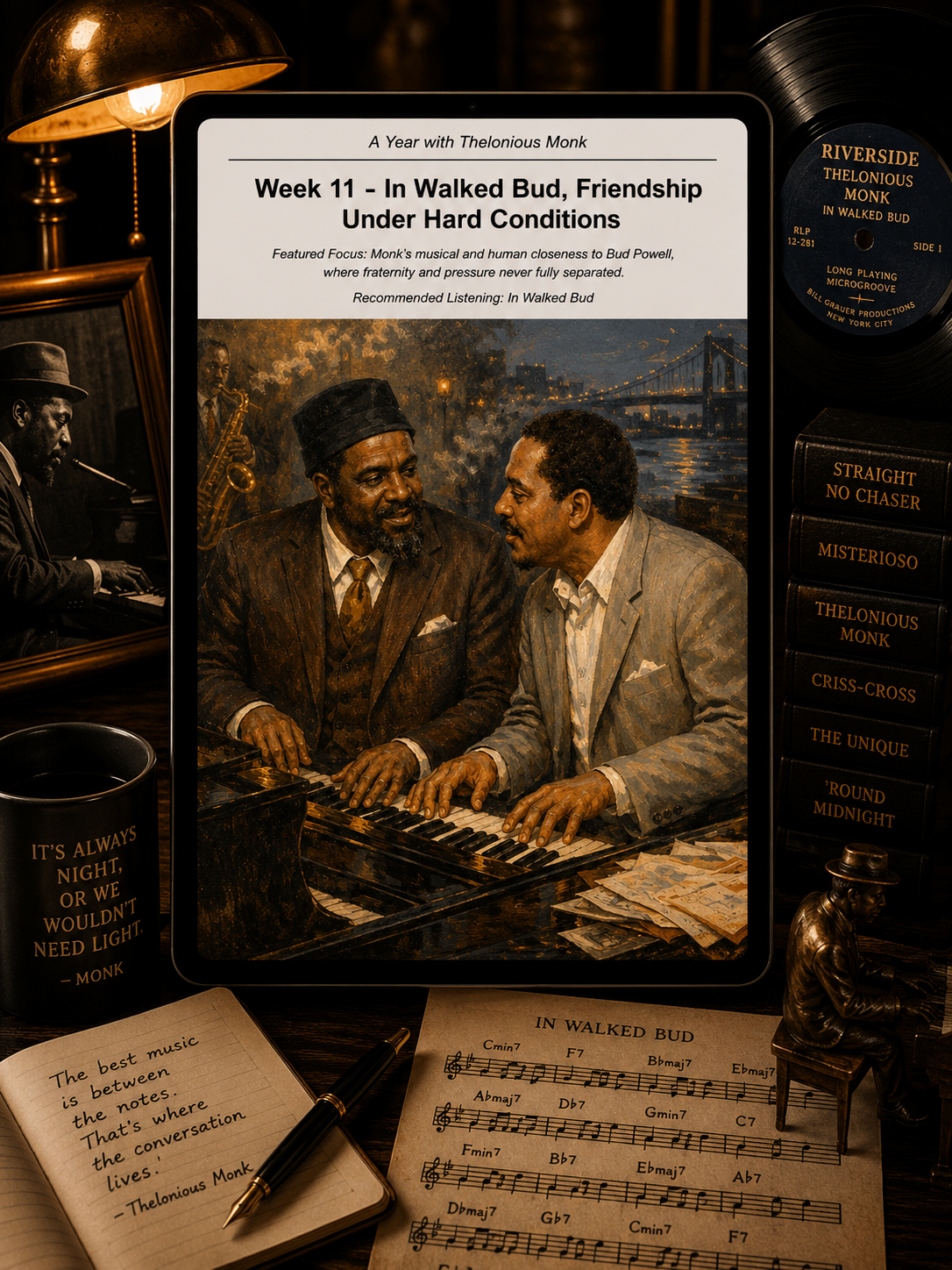 A Year with Thelonious Monk — A 52-Week Guided Music Journal