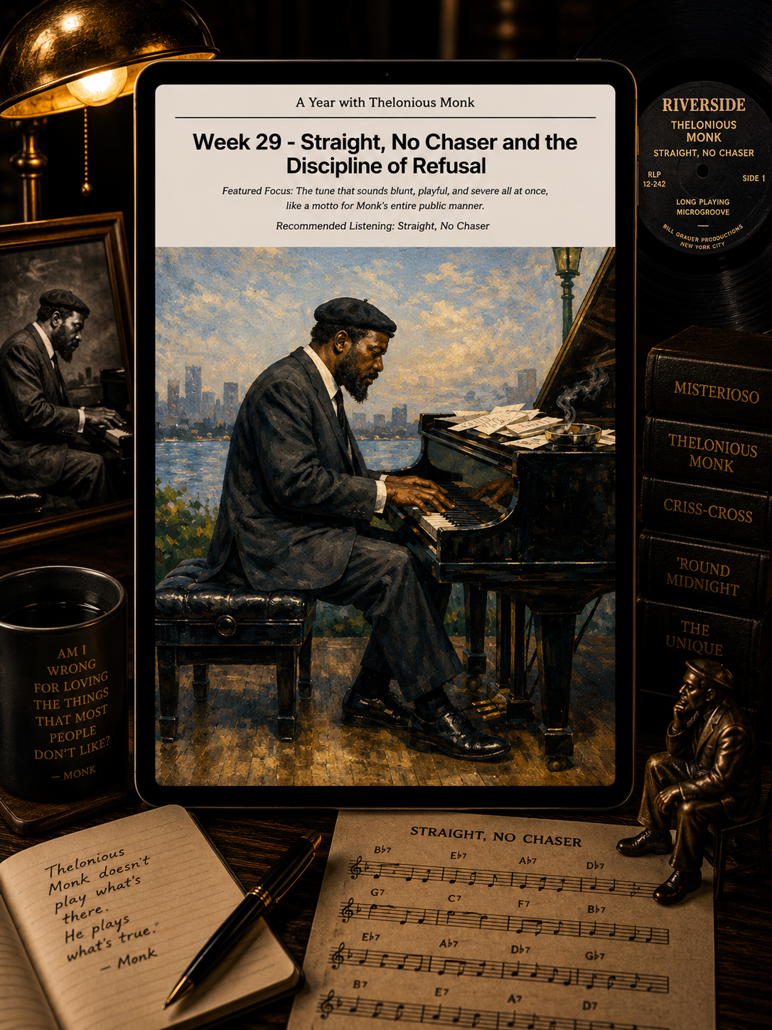 A Year with Thelonious Monk — A 52-Week Guided Music Journal