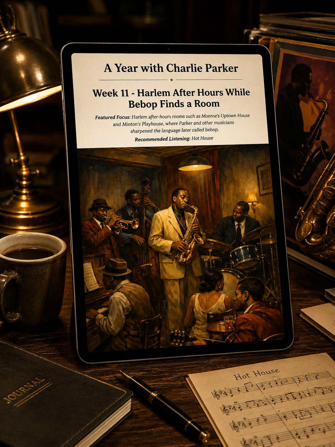 A Year with Charlie Parker — A 52-Week Guided Music Journal