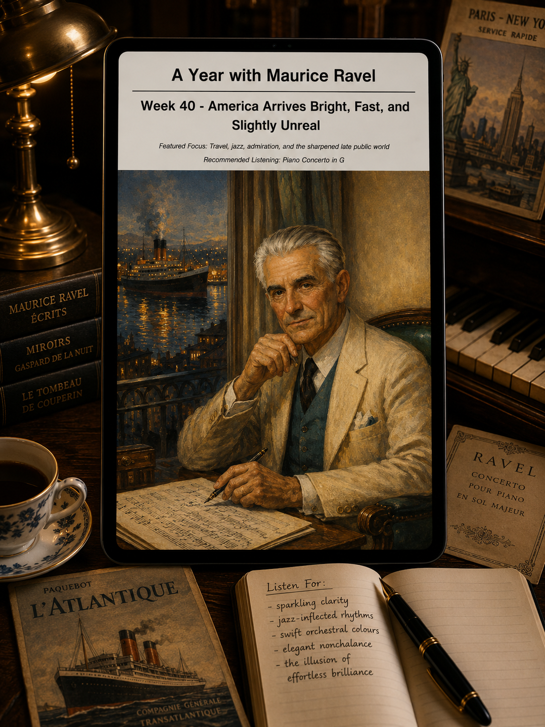 A Year with Maurice Ravel — A 52-Week Guided Music Journal