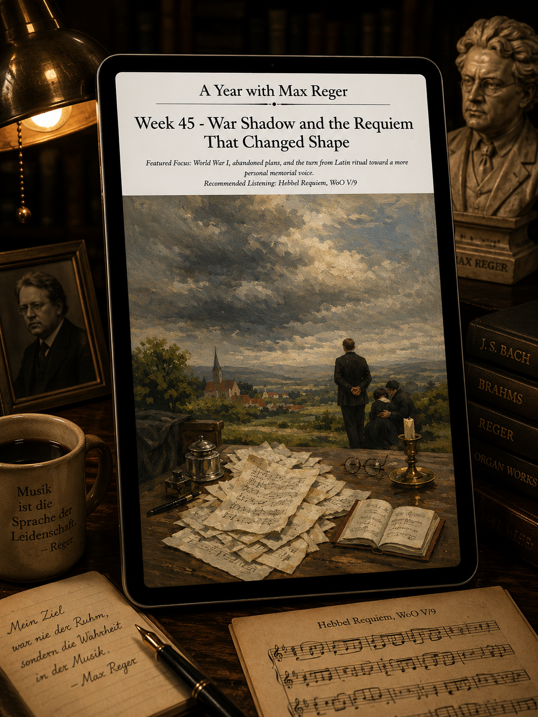 A Year with Max Reger — A 52-Week Guided Music Journal
