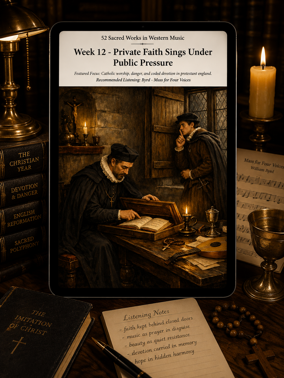 52 Sacred Works in Western Music — A 52-Week Guided Music Journal