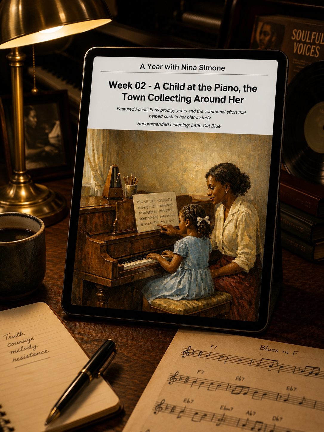 A Year with Nina Simone — A 52-Week Guided Music Journal