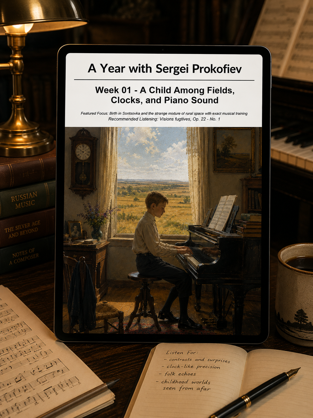 A Year with Sergei Prokofiev — A 52-Week Guided Music Journal