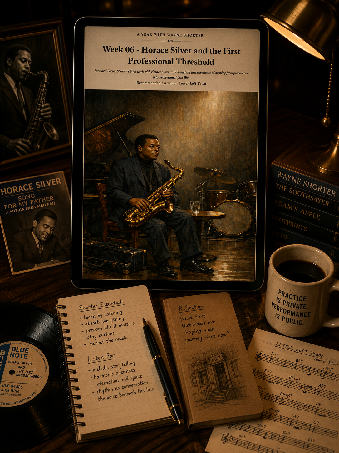 A Year with Wayne Shorter — A 52-Week Guided Music Journal