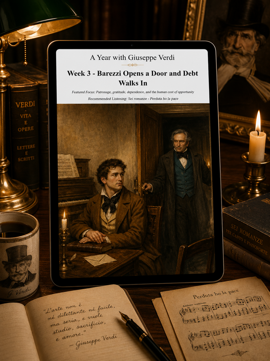 A Year with Giuseppe Verdi — A 52-Week Guided Music Journal