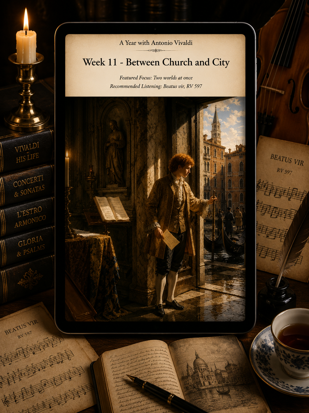 A Year with Antonio Vivaldi — A 52-Week Guided Music Journal