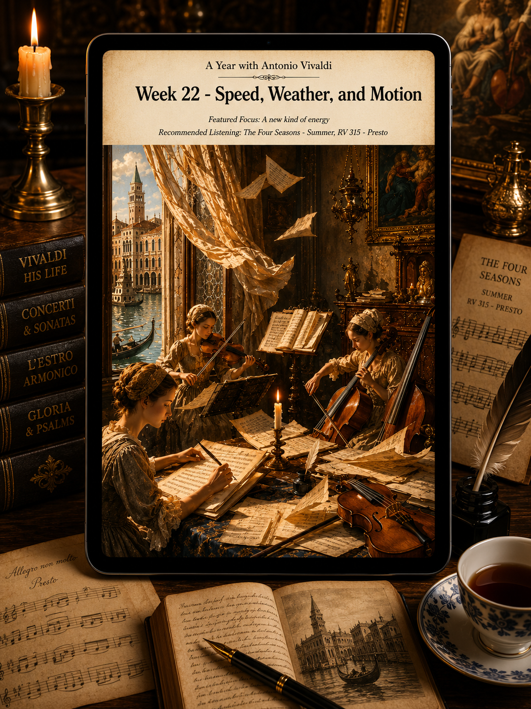 A Year with Antonio Vivaldi — A 52-Week Guided Music Journal