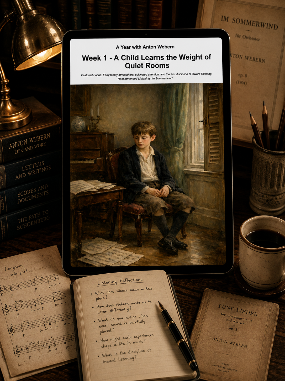 A Year with Anton Webern — A 52-Week Guided Music Journal