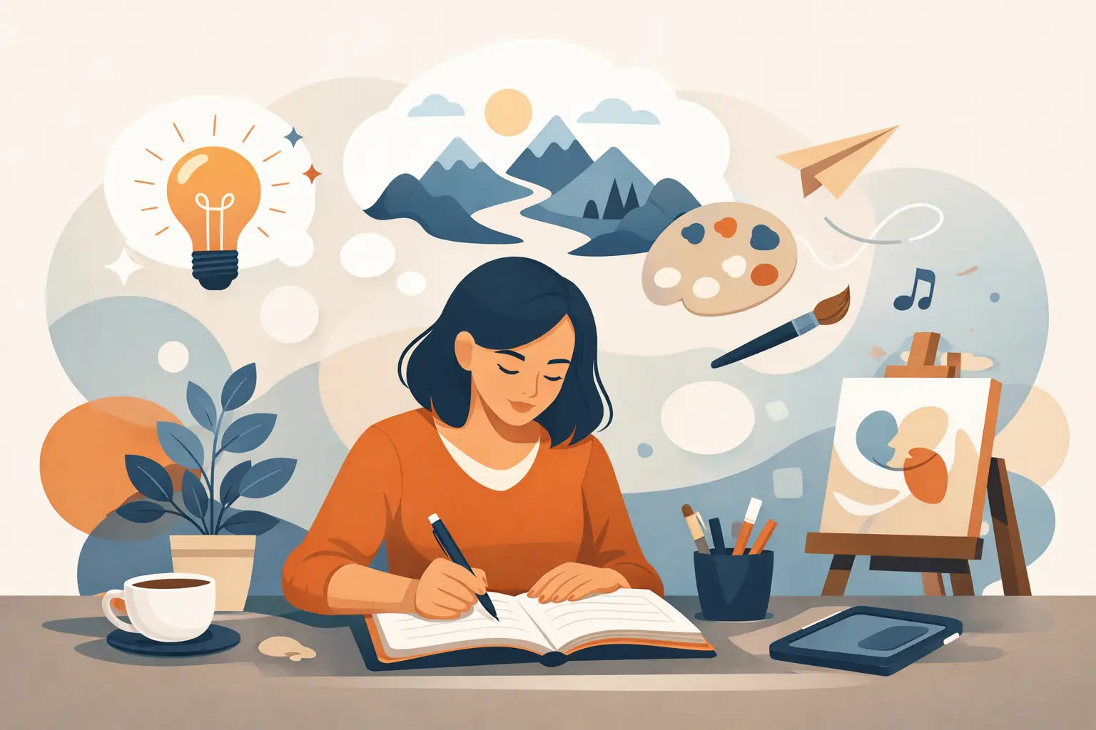 How a Guided Journal for Creatives Helps