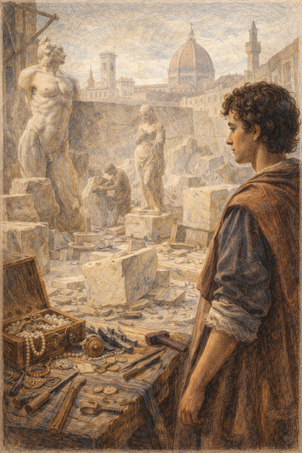 52 Weeks with Michelangelo Guided Journal