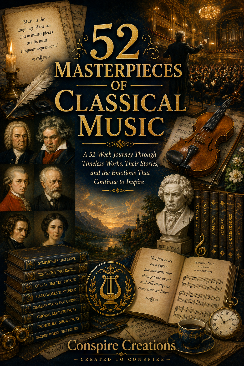52 Masterpieces of Classical Music — A 52-Week Guided Music Journal