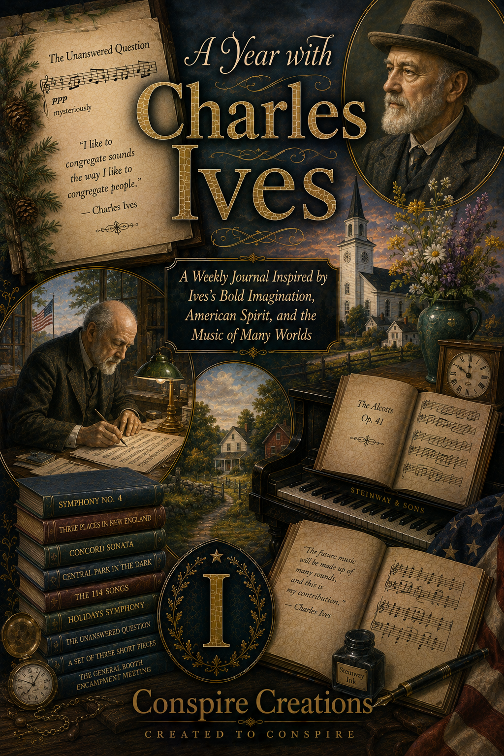 A Year with Charles Ives — A 52-Week Guided Music Journal