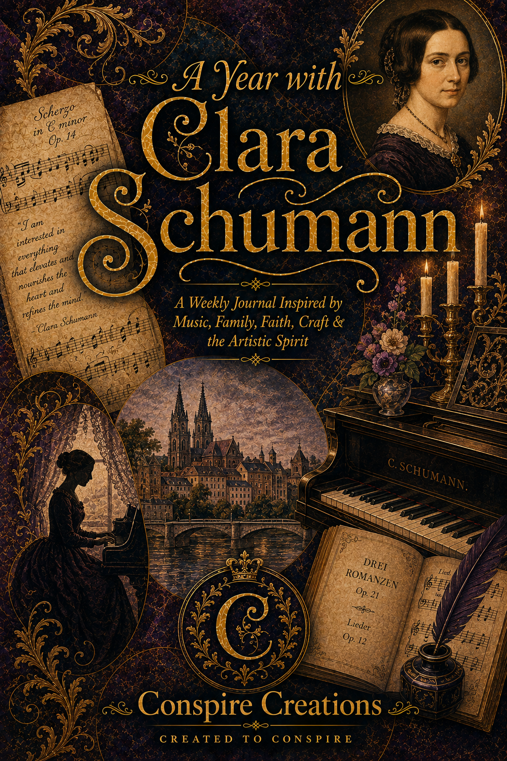 A Year with Clara Schumann — A 52-Week Guided Music Journal