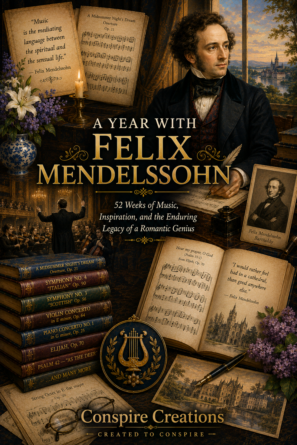 A Year with Felix Mendelssohn — A 52-Week Guided Music Journal