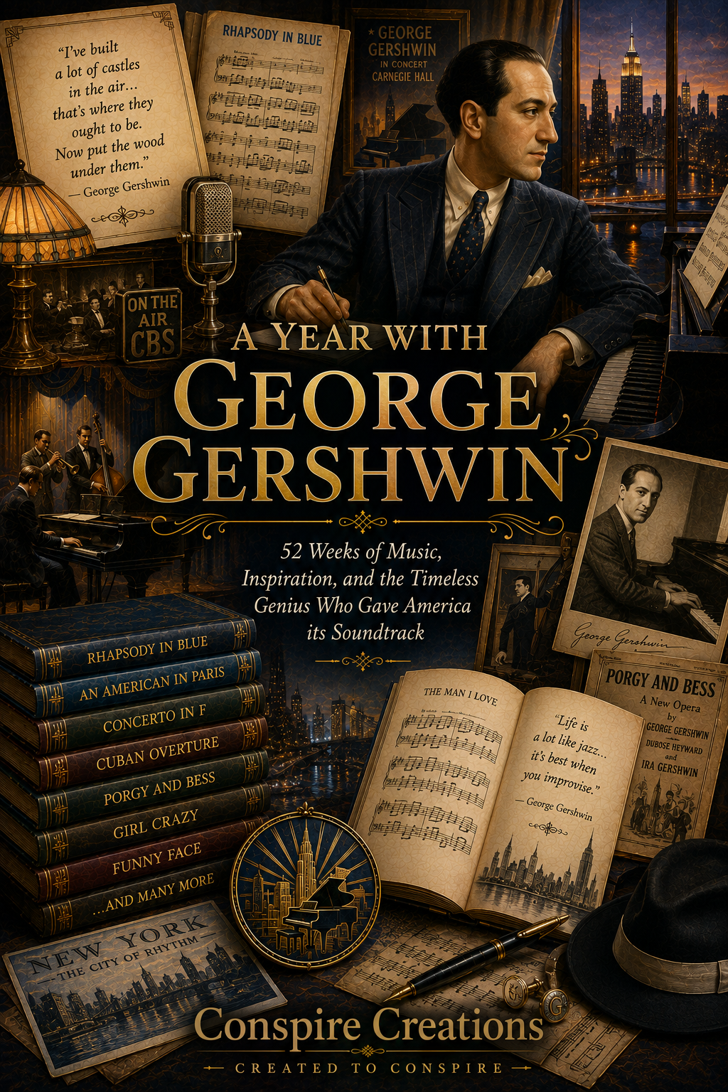 A Year with George Gershwin — A 52-Week Guided Music Journal