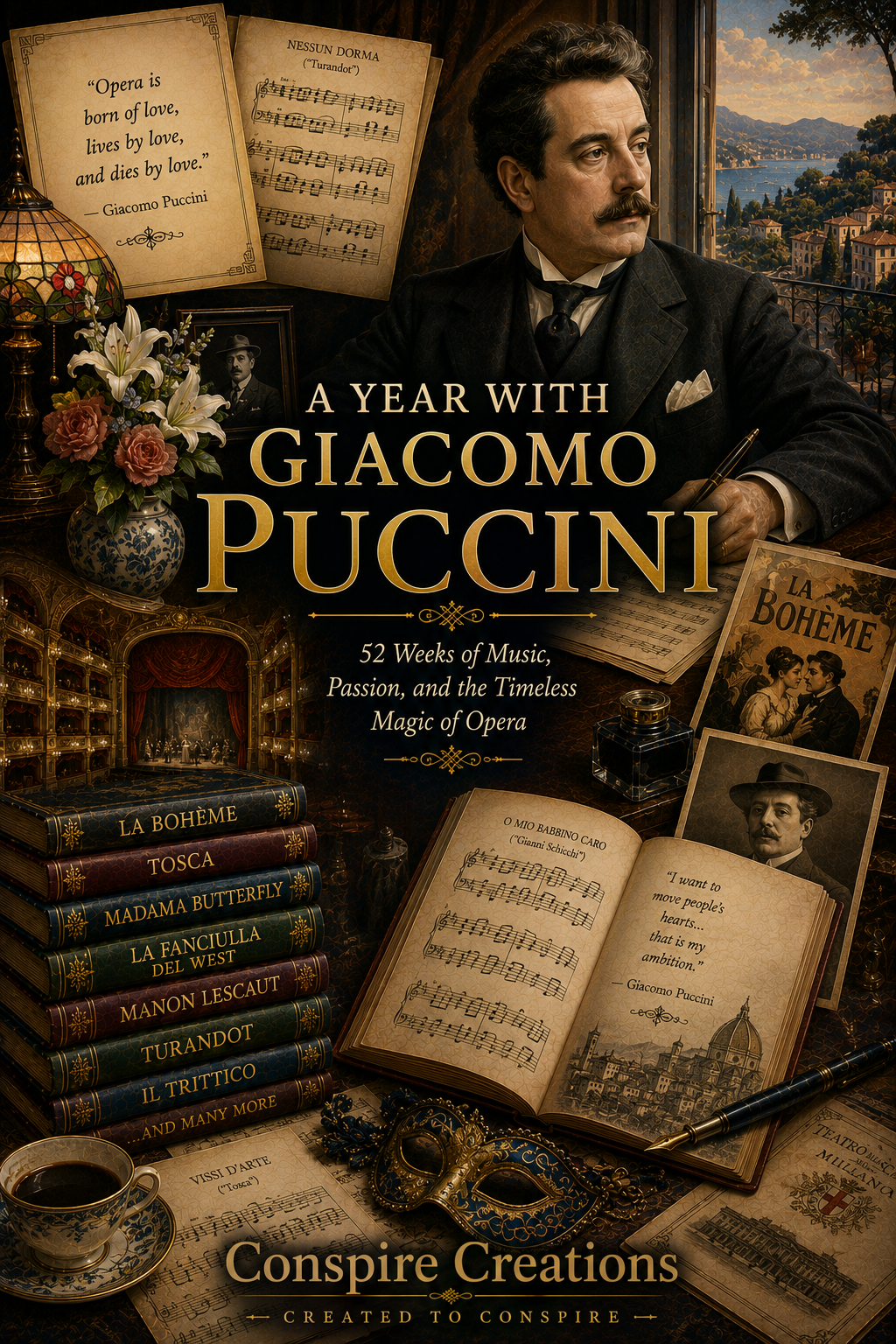 A Year with Giacomo Puccini — A 52-Week Guided Music Journal
