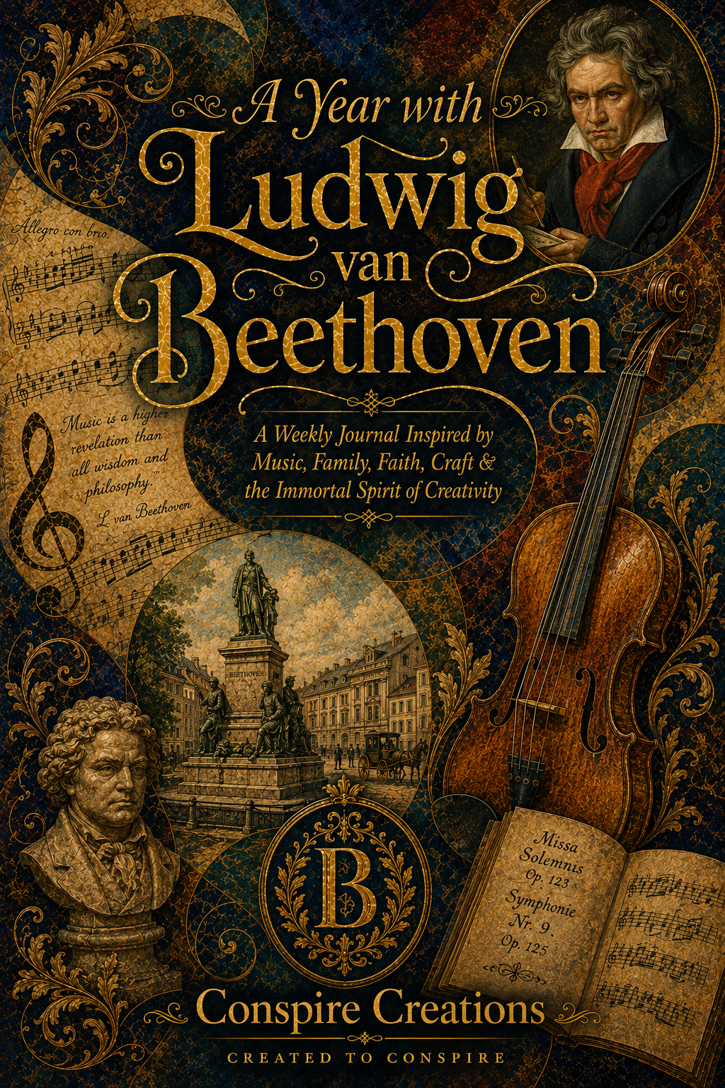 A Year with Ludwig van Beethoven — A 52-Week Guided Music Journal