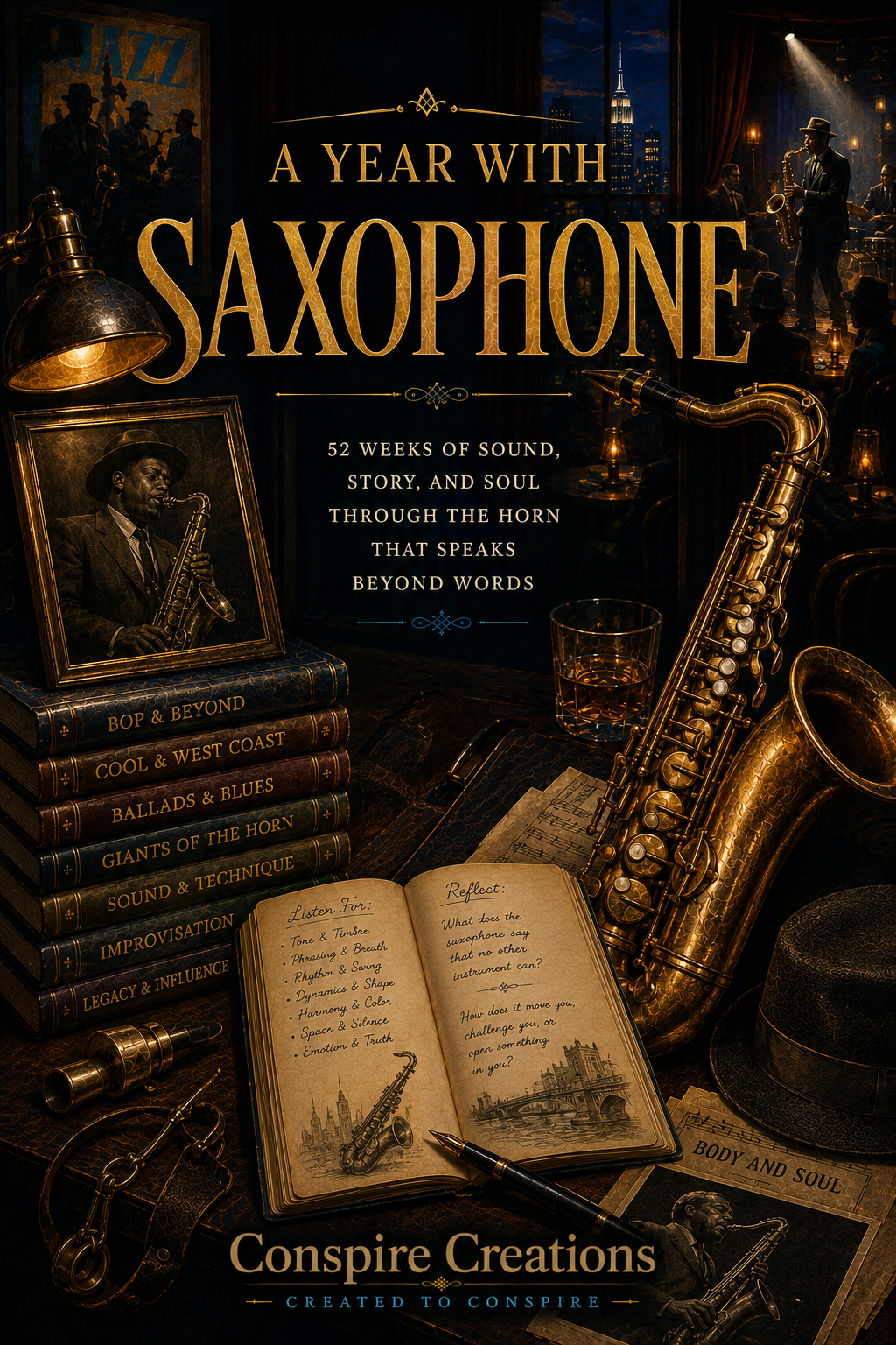 A Year with Saxophone — A 52-Week Guided Music Journal