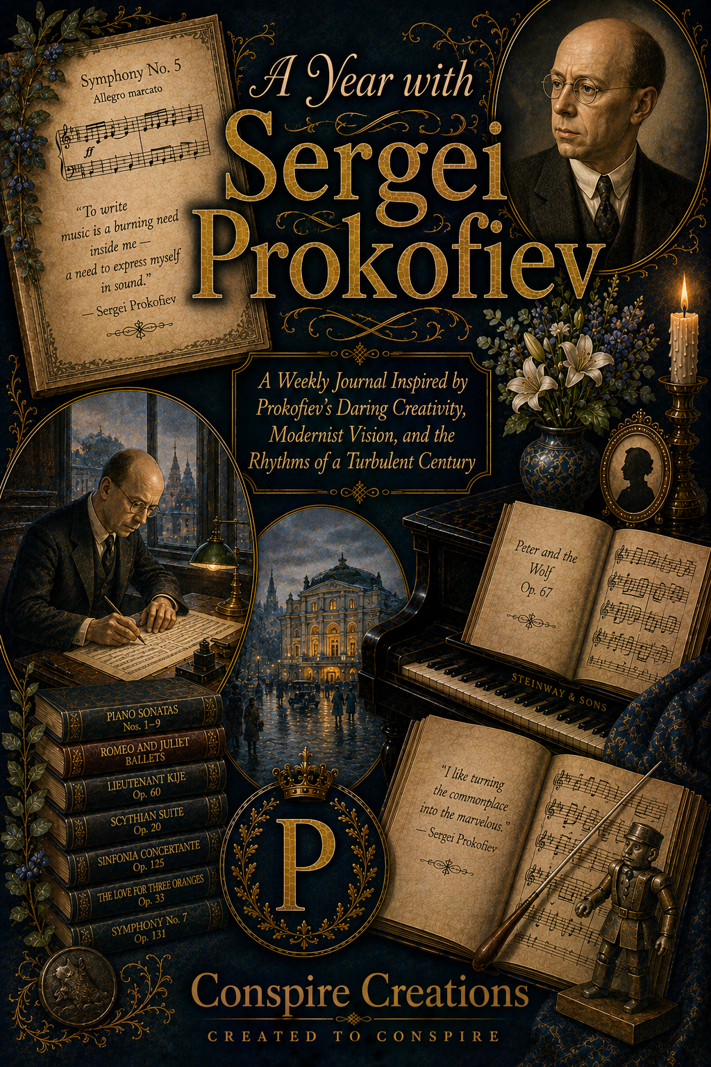 A Year with Sergei Prokofiev — A 52-Week Guided Music Journal