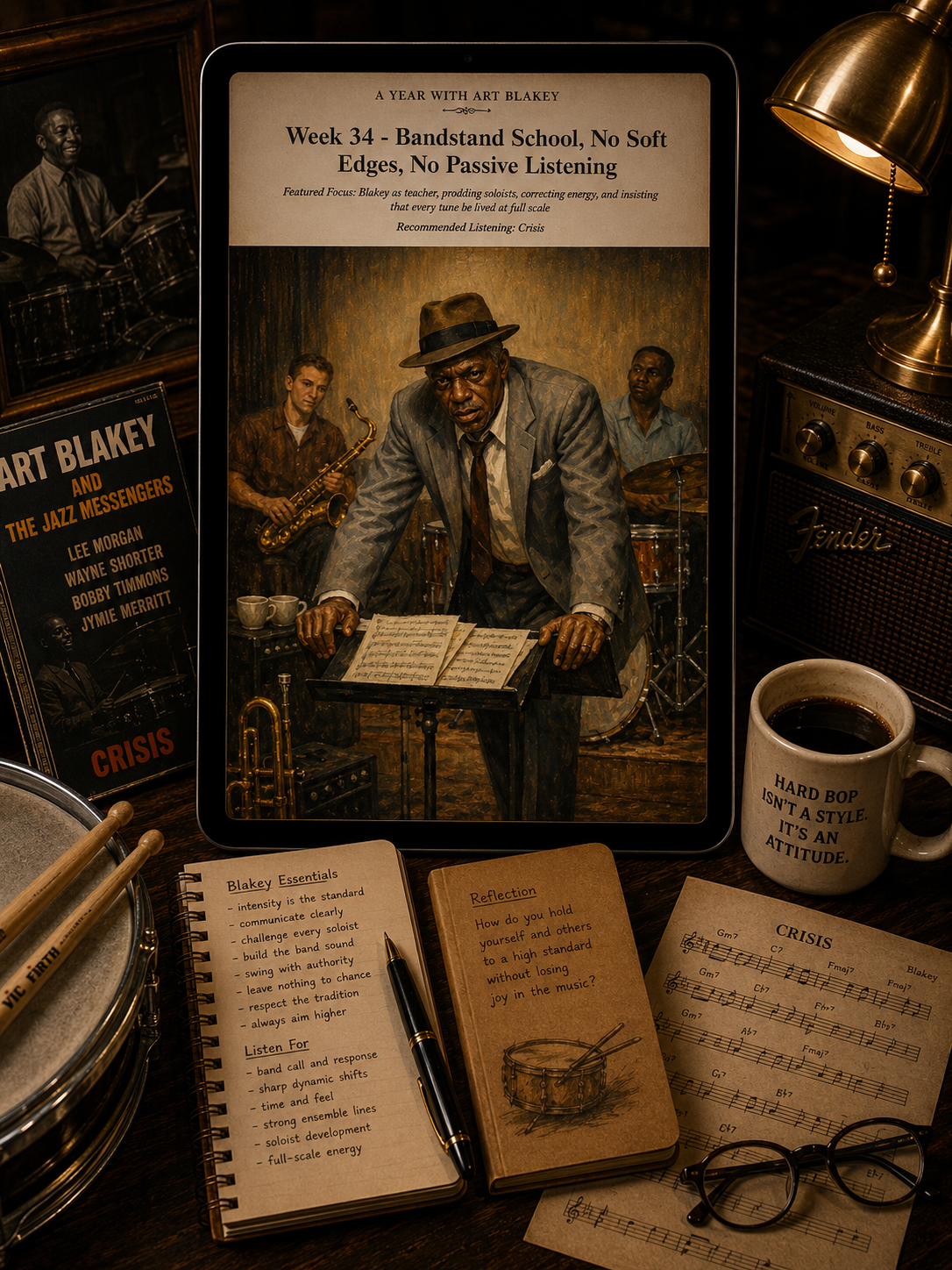 A Year with Art Blakey — A 52-Week Guided Music Journal