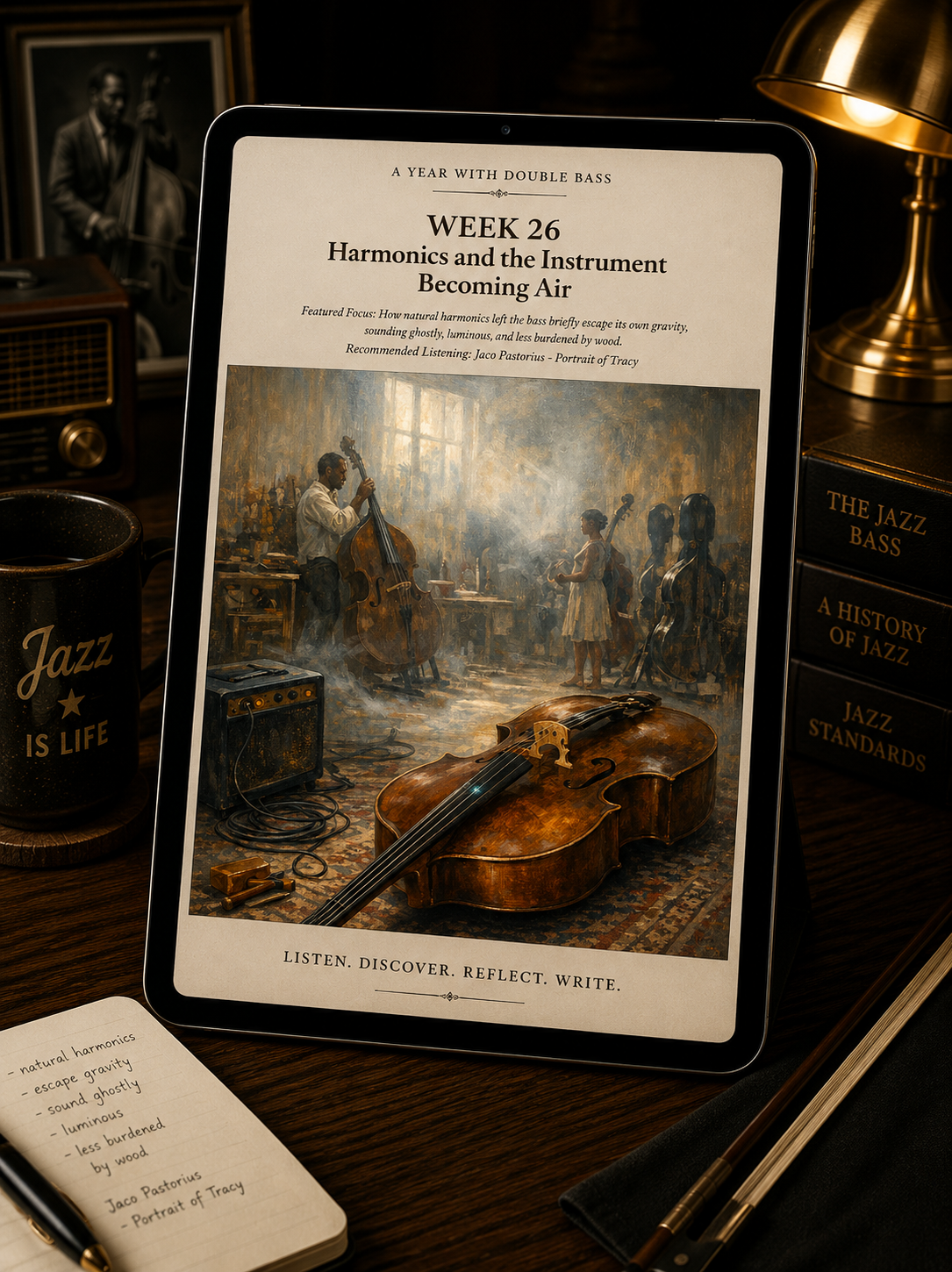 A Year with Double Bass — A 52-Week Guided Music Journal