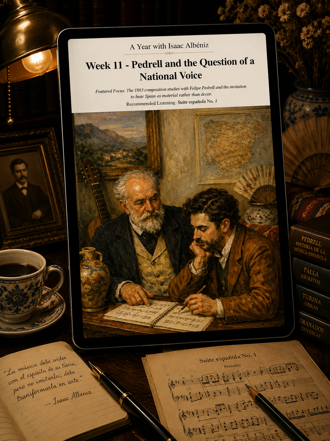 A Year with Isaac Albéniz — A 52-Week Guided Music Journal