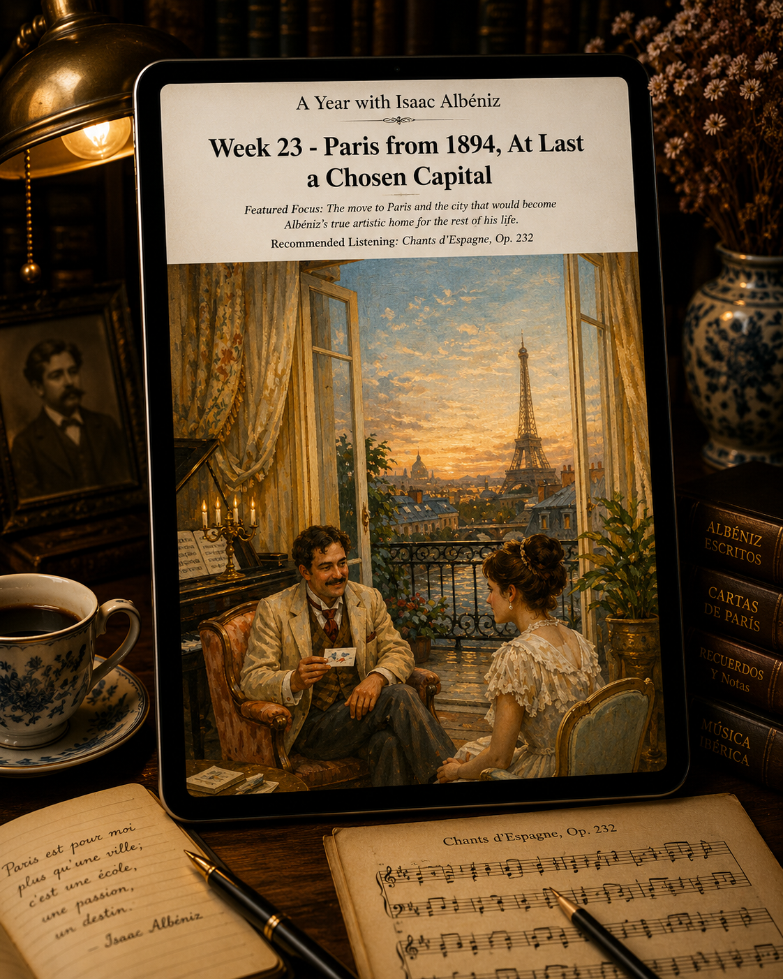 A Year with Isaac Albéniz — A 52-Week Guided Music Journal