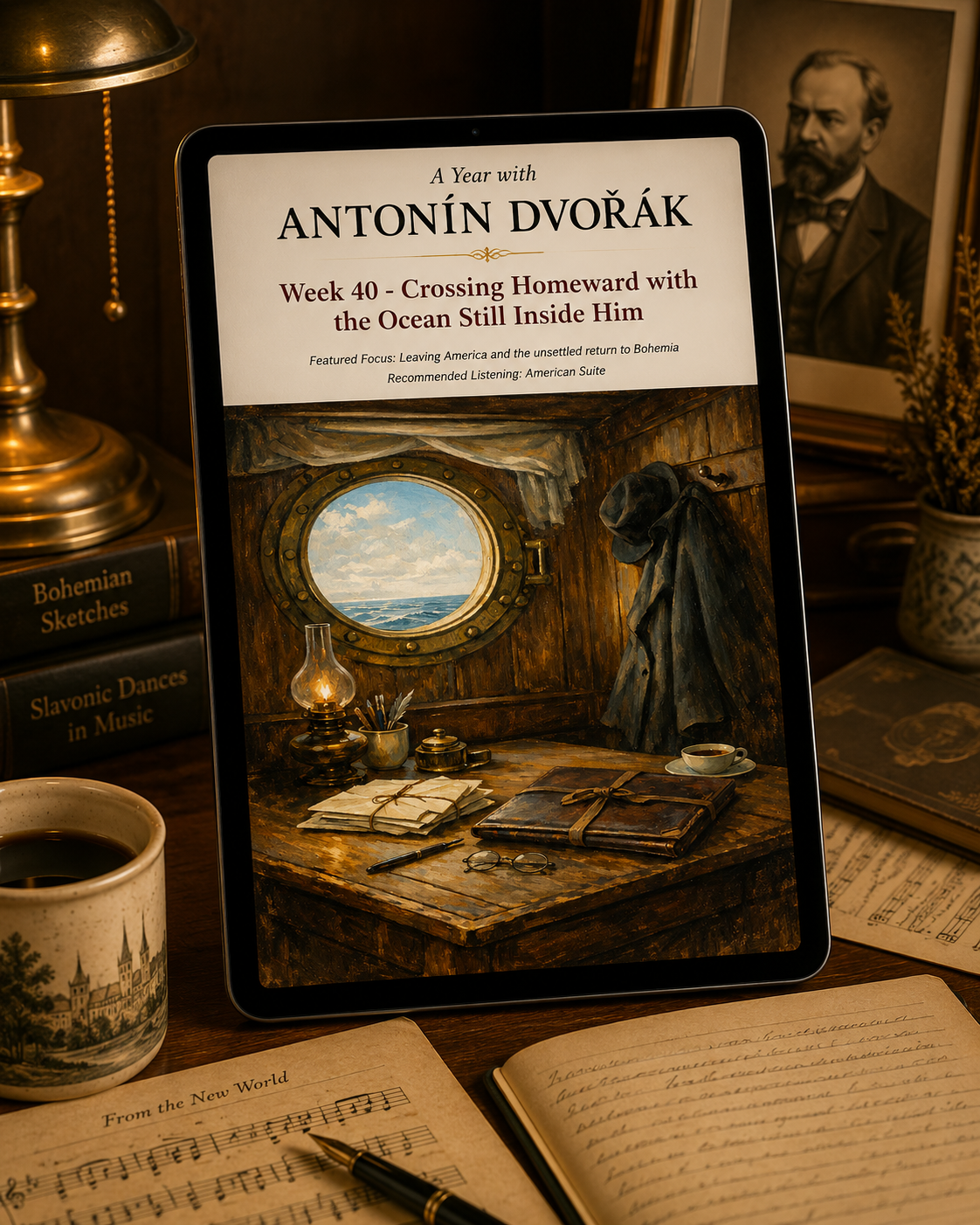 A Year with Antonín Dvořák — A 52-Week Guided Music Journal